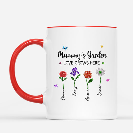 6082MUK2 grandmas garden mug personalized gifts for grandma mom 6082M6YCA