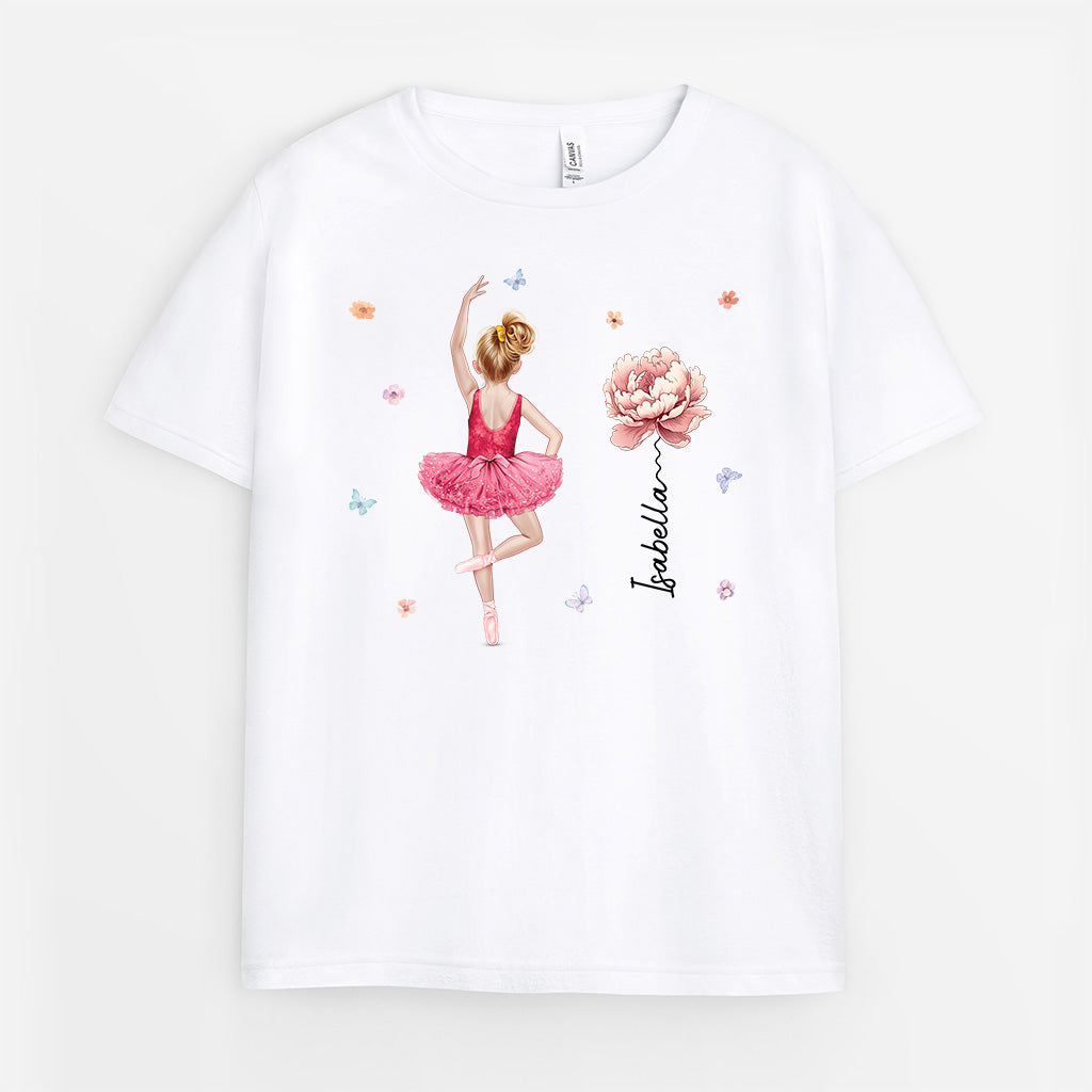6132AUS2 ballet dancer shirts personalized gifts for kids 6132A8QMK