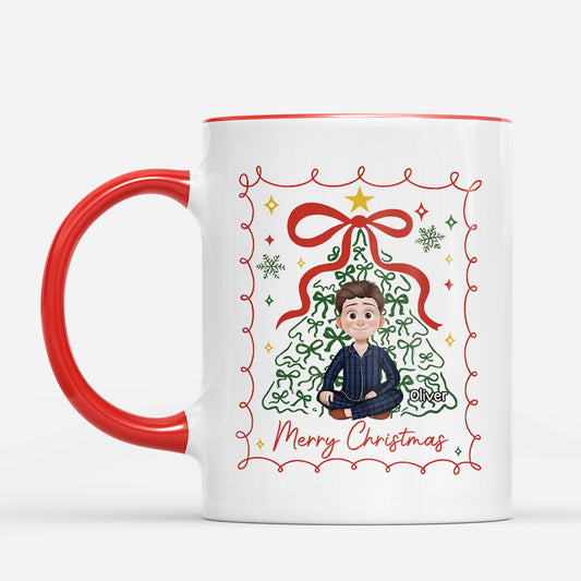 6164MUS2 merry and bright mug personalized christmas gifts for him her 6164MKP5A