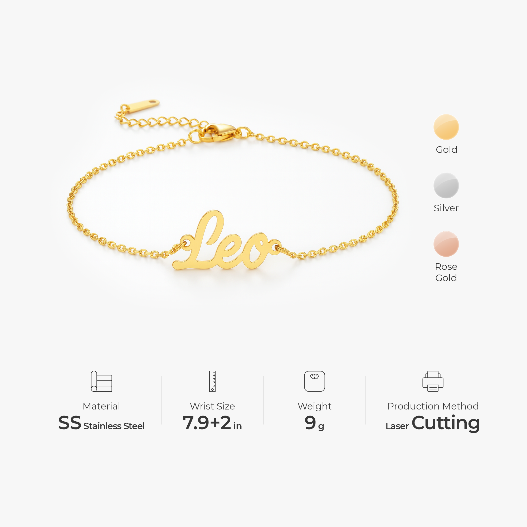 6172JUS3 personalized name bracelets unique gifts for him her 6172J0B0A