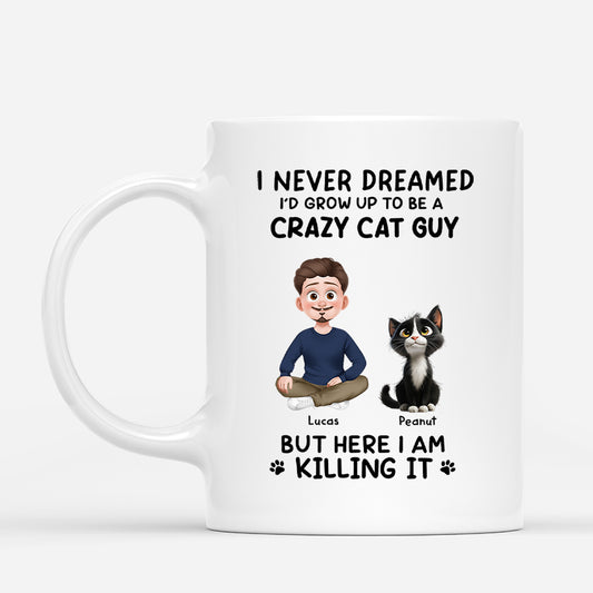 6180MUS1 funny crazy cat lady mug_ personalized cat mom gifts 6180MTQZD