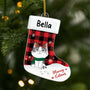 6193OUS1 acrylic christmas stocking ornaments custom gifts for cat lovers 6193OK6AD