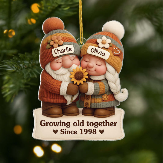 6200OUS2 3d printing effect acrylic gnome christmas ornament custom gifts for couples 6200O8LTG_2