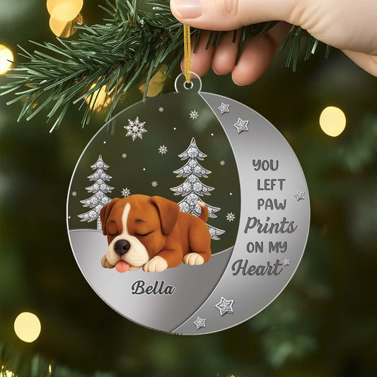 6215OUK2 acrylic dog memorial ornament personalized gifts for dog owners 6215o6stc