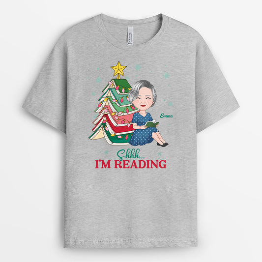 6233AUS2 all booked for christmas shirt personalized gifts a book lover 6233AKMZA