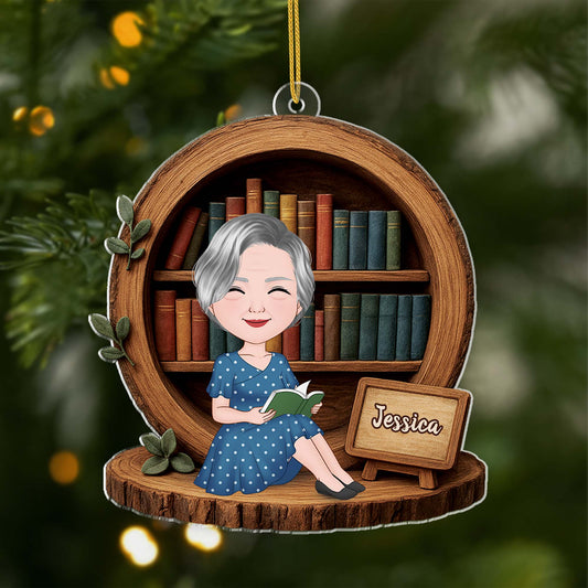 6234OUS1 3d printing effect acrylic book lover ornament personalized xmas gifts for her 6234O3QAA