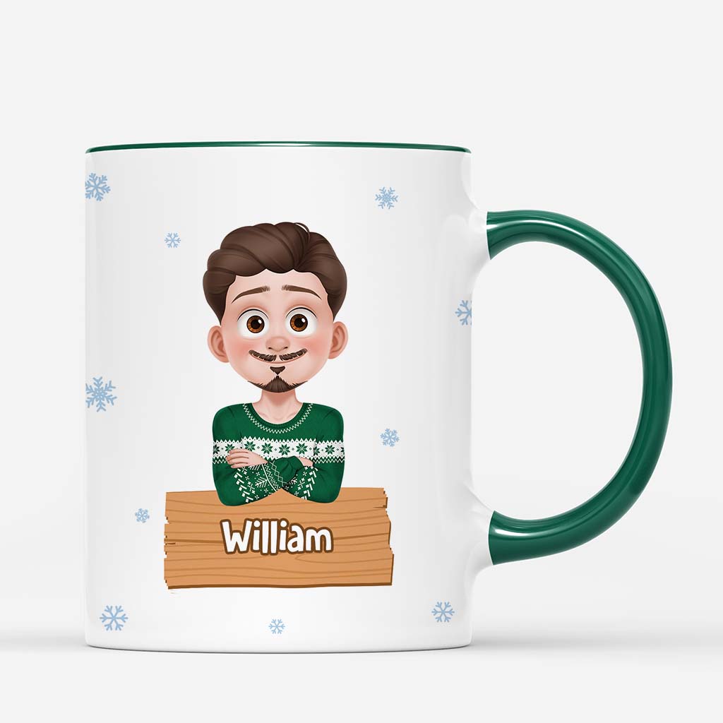 6279MUS3 christmas mode on mug personalized xmas gifts for her him 6279MTMAA