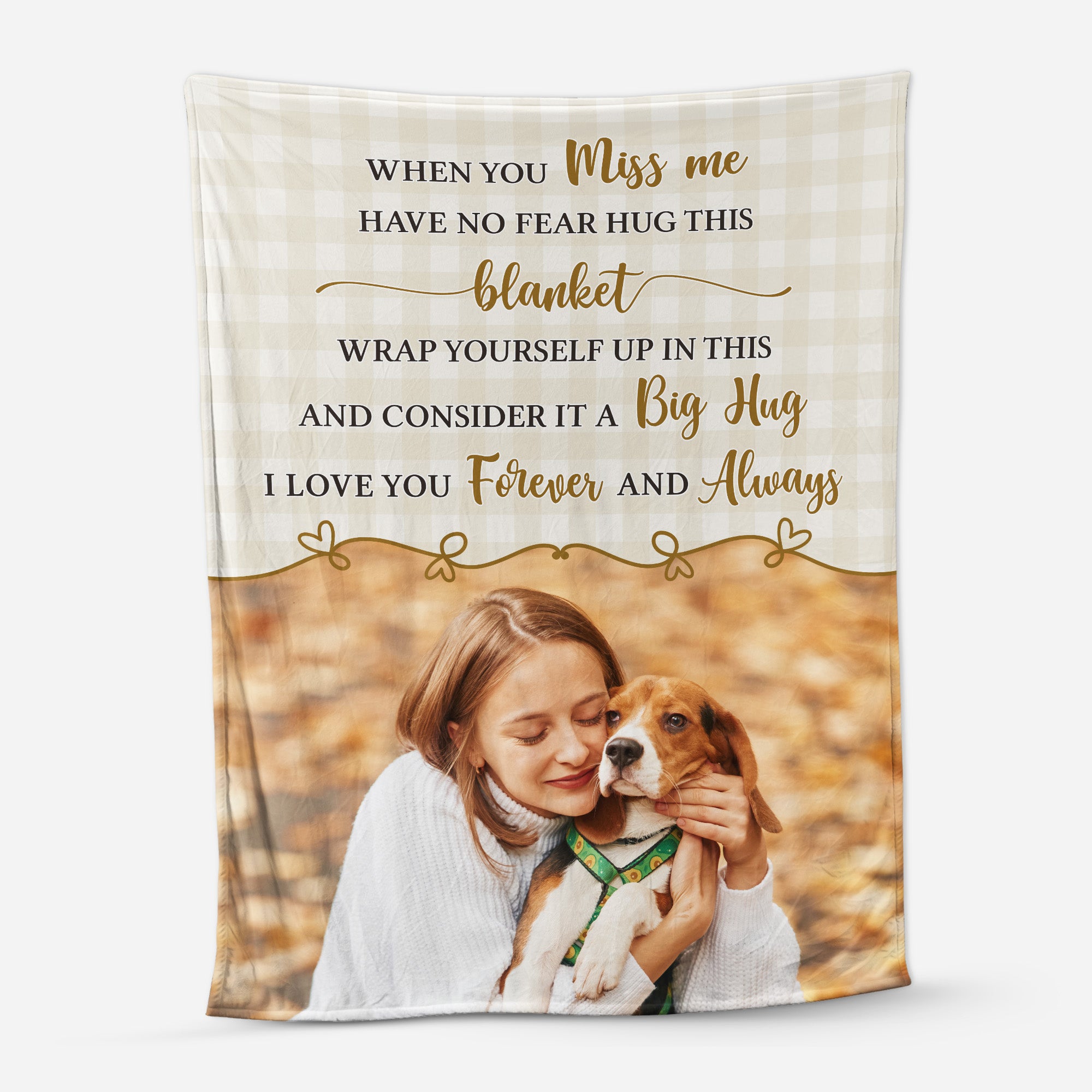 6285BUS1 memorial blankets with photo personalized pet memorial gifts 6285B3QZC