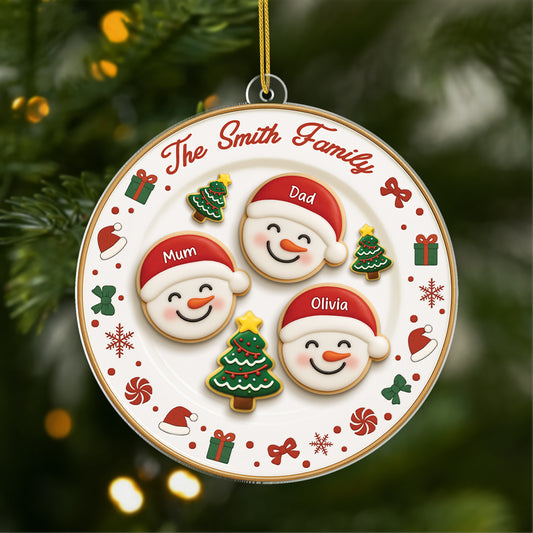 6301OUk1 3d printing effect acrylic christmas cookie ornaments_ custom family gifts 6301OKLNI_1