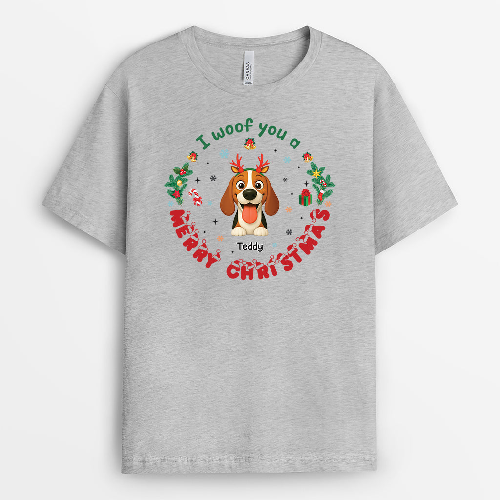 6302AUS2 merry christmas shirt personalized gifts for dog lovers 6302ATTNC