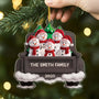 6338OUS2 3d printing effect acrylic snowman xmas ornaments personalized family gifts 6338OKL5I