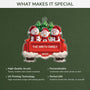 6338OUS4 3d printing effect acrylic snowman xmas ornaments personalized family gifts 6338OKL5I