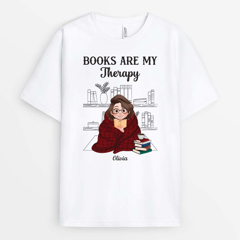 6347AUS1 books are my therapy shirt personalized gifts for book lovers 6347AKT5A_bed03fbc b95a 4108 8942 22e0f4bfad18