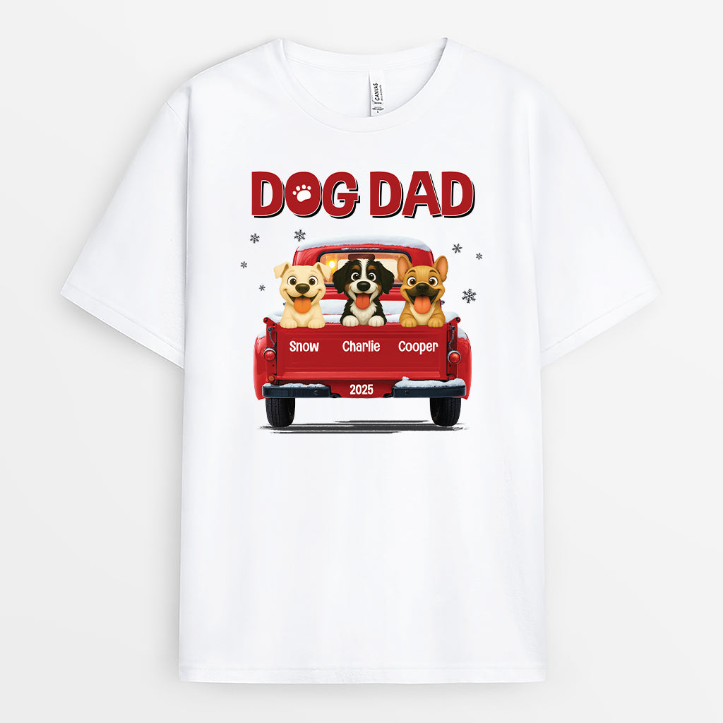 6368AUS1 personalized dog dad gifts shirts with dogs on them 6368A8QAC