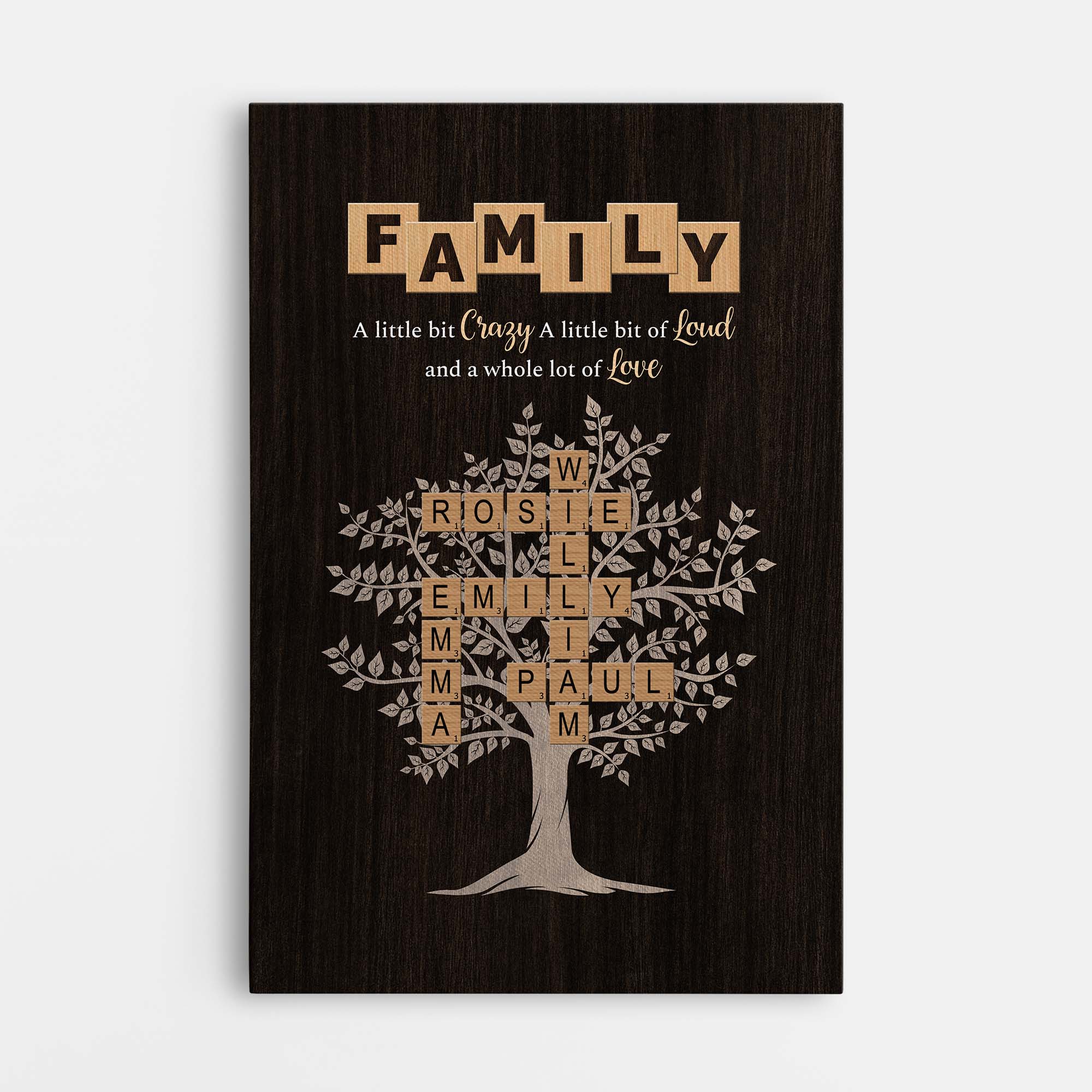 6375CUS1 personalized family tree gifts crossword canvas wall art 6375C6L5I_548ecc7e e010 486e 94e8 78c79891d04a