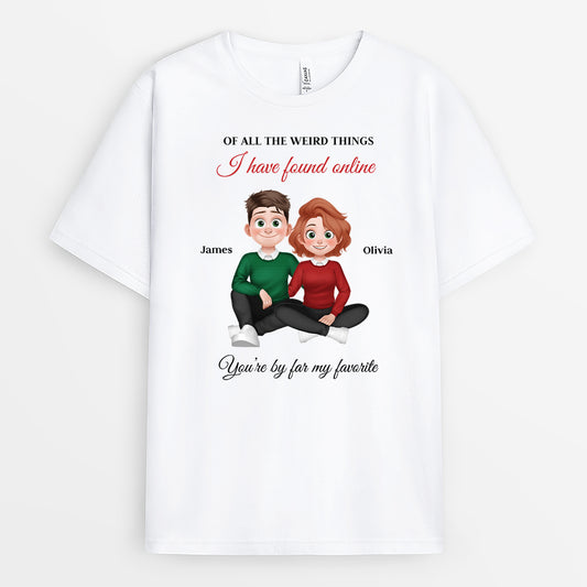 6381AUk1 youre my favorite shirts personalized gifts for couples 6381AKLNG_1