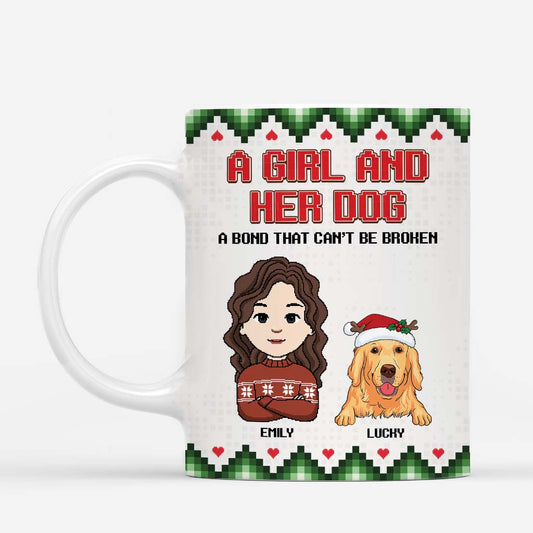 6384MUS1 personalized dog and owner mug christmas gifts for dog lovers 6384MTZZC
