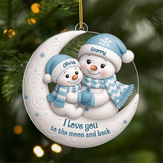6434OUk1 3d printing effect acrylic snowman ornaments custom xmas gifts for mom grandma 6434O8LNA_1