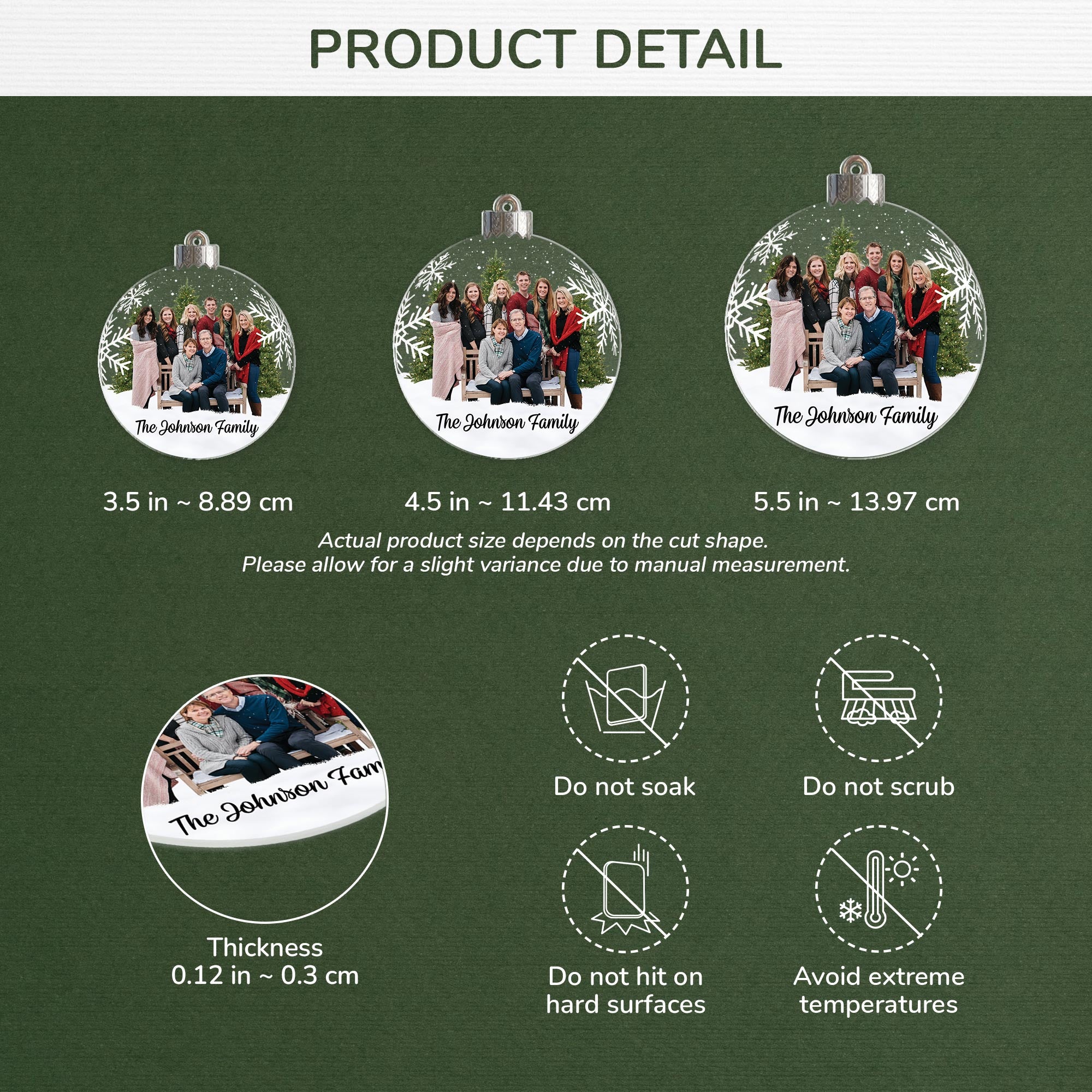 6489OUS1 3d printing effect acrylic photo christmas ornaments custom family gifts 6489O3LAI_2