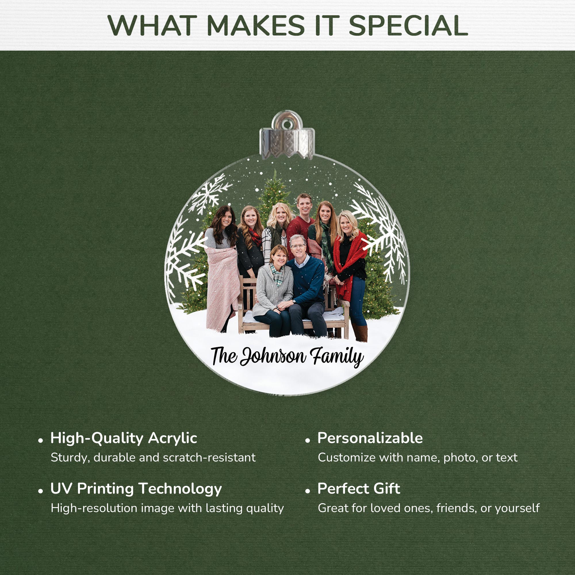 6489OUS1 3d printing effect acrylic photo christmas ornaments custom family gifts 6489O3LAI_3