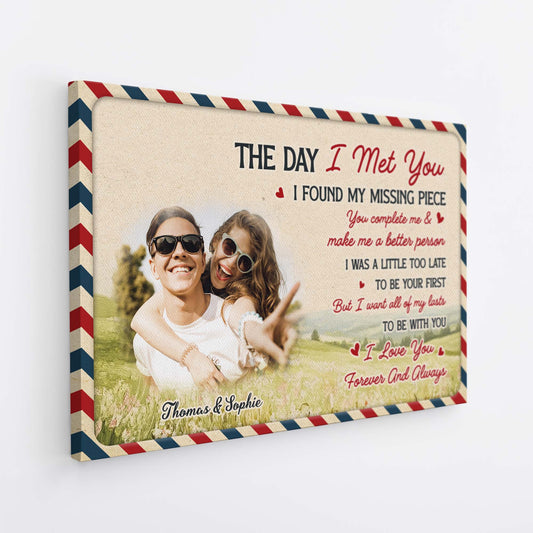 6500CUS1 custom canvas photo prints_ for couples i love you forever and always 6500CTLNG_2