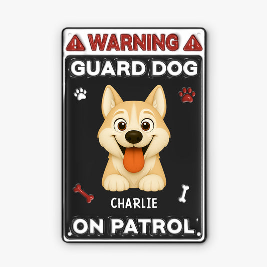 6509EUS1 3d printing effect metal guard dog warning signs custom gifts for dog lovers 6509EKLTC_2
