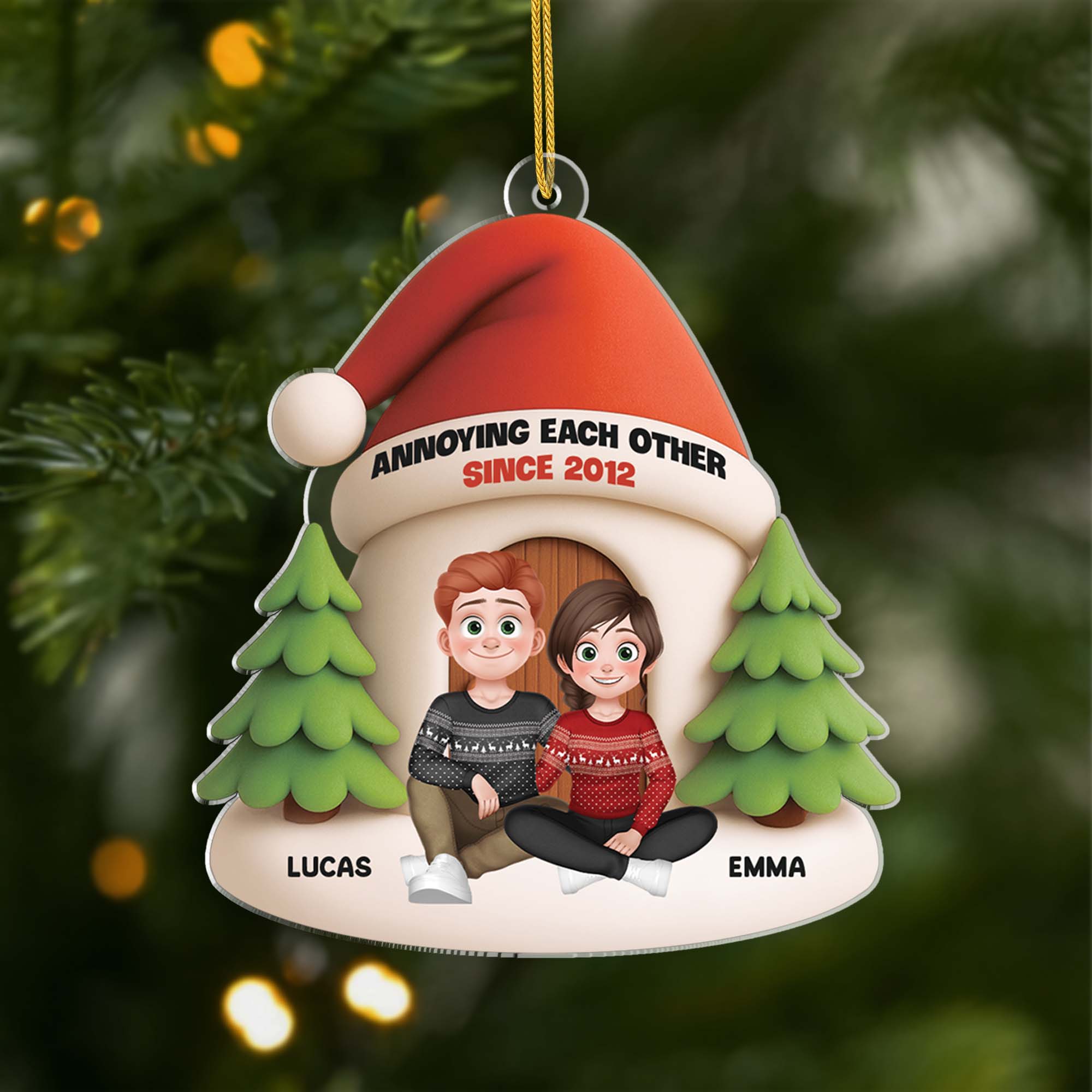 6526OUS1 3d printing effect christmas couple ornaments_ custom acrylic ornaments 6526OKL5G