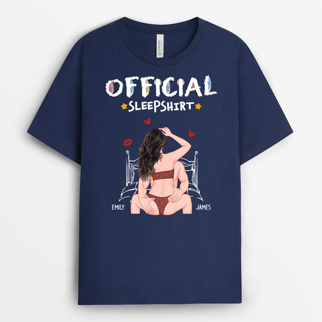 6535AUK2 official sleep shirt matching personalized gifts for couples 6535AKZ5G