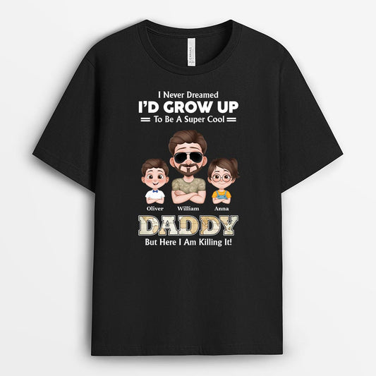 6601AUS1 personalized gifts for mom and dad super cool dad mom shirt 6601A3TWB