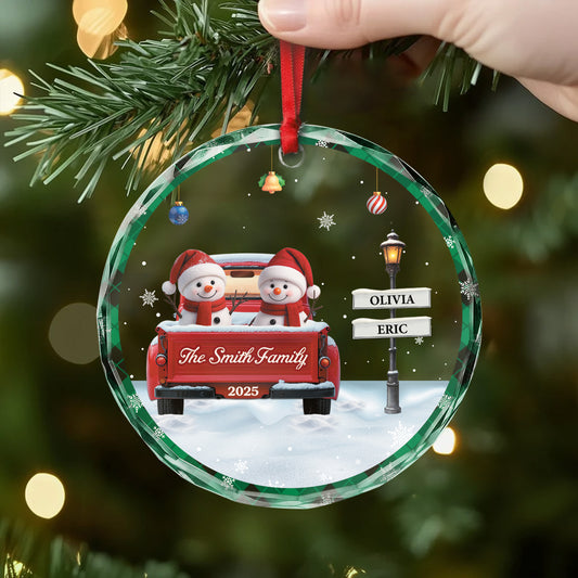 6642OUS2 3d printing effect glass snowman ornament_ custom christmas gifts for family 6642OTL5I