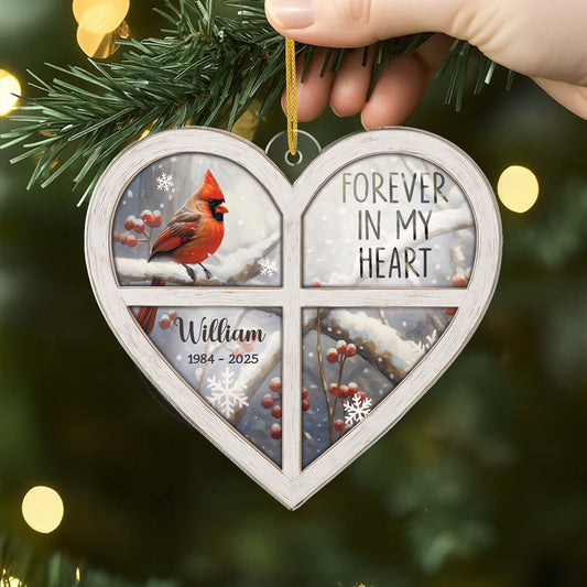 6698OUS2 acrylic cardinal memorial ornament_ personalized remembrance gifts_ 6698O8ZAA