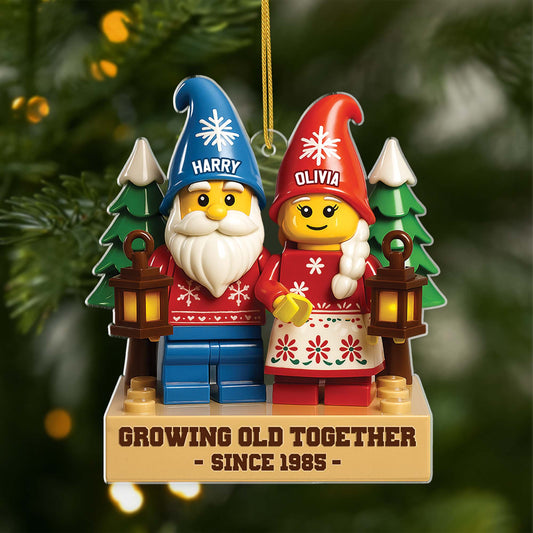 6728OUS1 3d printing effect acrylic lego christmas ornaments custom gifts for couples 6728O3QMG