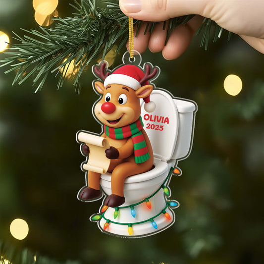 6807OUS2 3d printing effect acrylic reindeer ornaments custom christmas gifts for him her 6807OKP5B