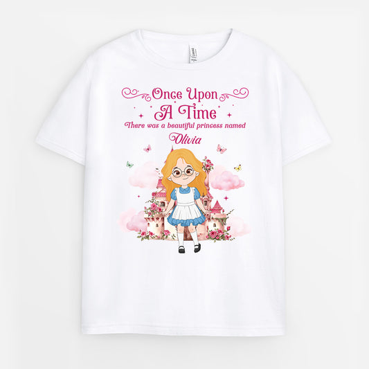 6916AUS1 personalised princess shirt cute gifts for kids 6916AKRTK