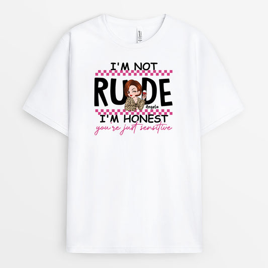 6920AUS1 im not rude im honest shirt funny personalized gifts for her 6920ATZNA
