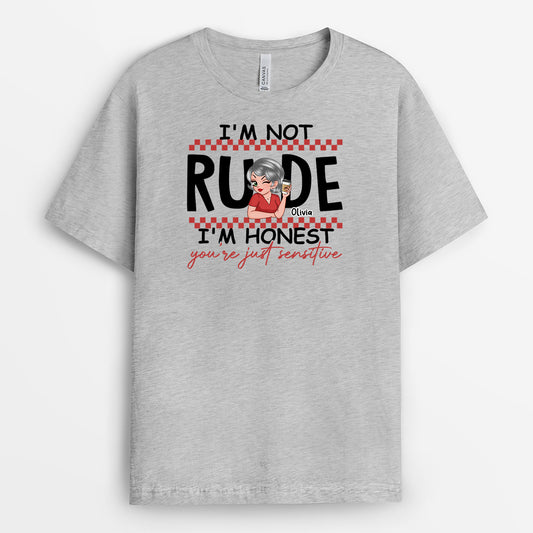 6920AUS2 im not rude im honest shirt funny personalized gifts for her 6920ATZNA