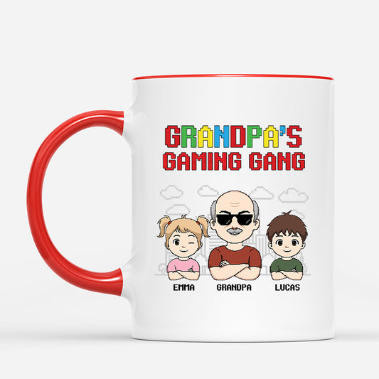6953MUS2 daddys gaming gang mug personalized gifts for a gamer dad 6953MKK5B