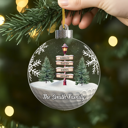 7055OUS2 3d printing effect acrylic street sign ornament custom family christmas gift 7055O8T5I