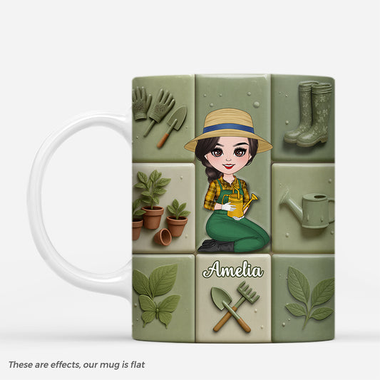 7096MUS1 3d printing effect personalized gardening mug_ gifts for gardener woman 7096M3PTH