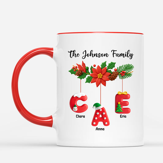 7190MUS2 christmas letter mugs_ personalized xmas gifts for family 7190M6TZI