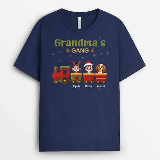 7193AUS2 personalized christmas tee shirts gifts for grandma grandpa 7193A6KZB