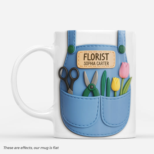 7203MUS1 3d printing effect personalized florist mugs gifts for florists 7203M6QNA