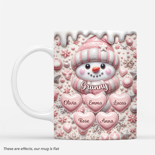 7235MUk1 3d printing effect snowman christmas mugs custom gifts for grandma mom 7235MKLTA_1