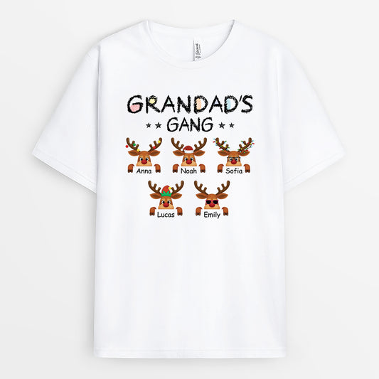 7270AUK1 reindeer christmas shirt custom gifts for grandma and grandpa 7270A3Z5B