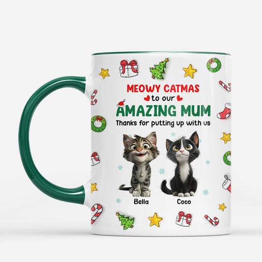 7278MUK2 3d printing effect meowy catmas personalized cat christmas mug 7278MKZ5D