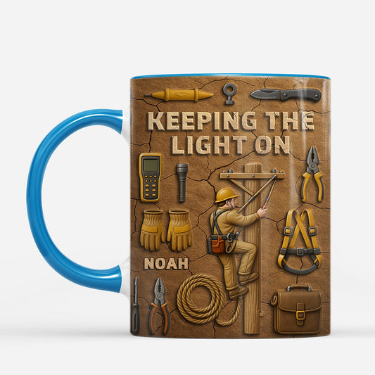 7320MUS2 3d printing effect lineman coffee mugs_ custom gifts for lineman_ 7320M8TMB