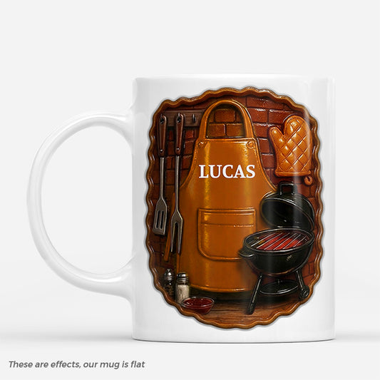 7438MUS1 3d printing effect grill mug personalized grilling gifts_ for men 7438MTTCB