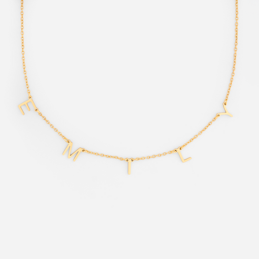 7461JUK1 letter name necklace personalized gifts for him her 7461J0Y5A