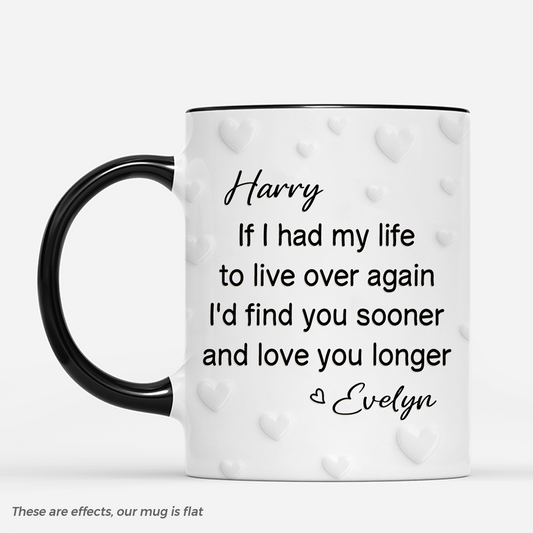 7523MUS2 3d printing effect personalized couple mug id find you sooner and love you longer_ 7523M8RNG_5aeae76a 095a 45c1 b6db e80fe5f4a576