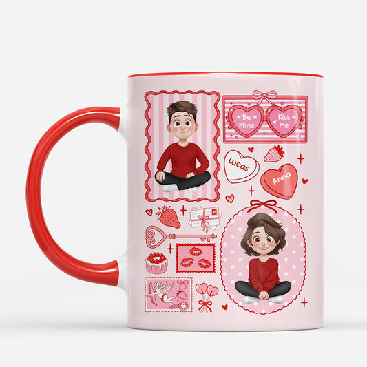 7577MUS1 personalized couple mugs cute gifts for valentines day 7577MCPWG
